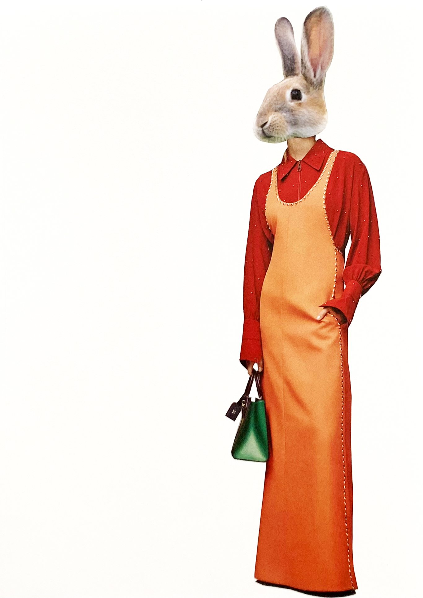 Orangesicle, original collage