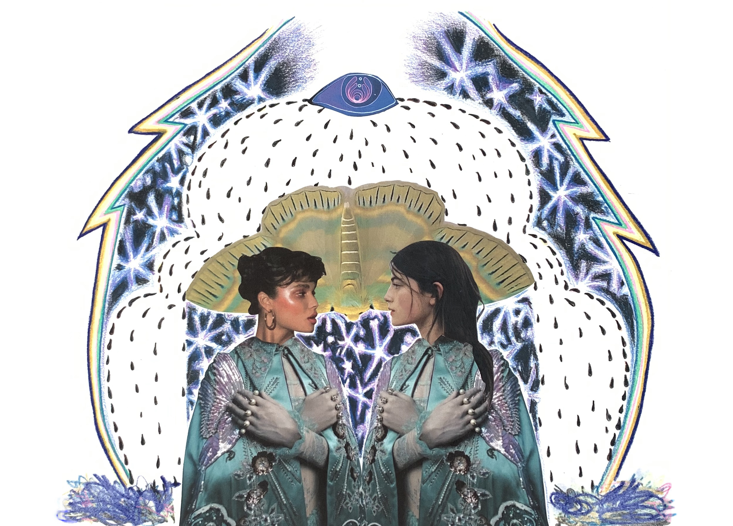Reign Supreme, original collage