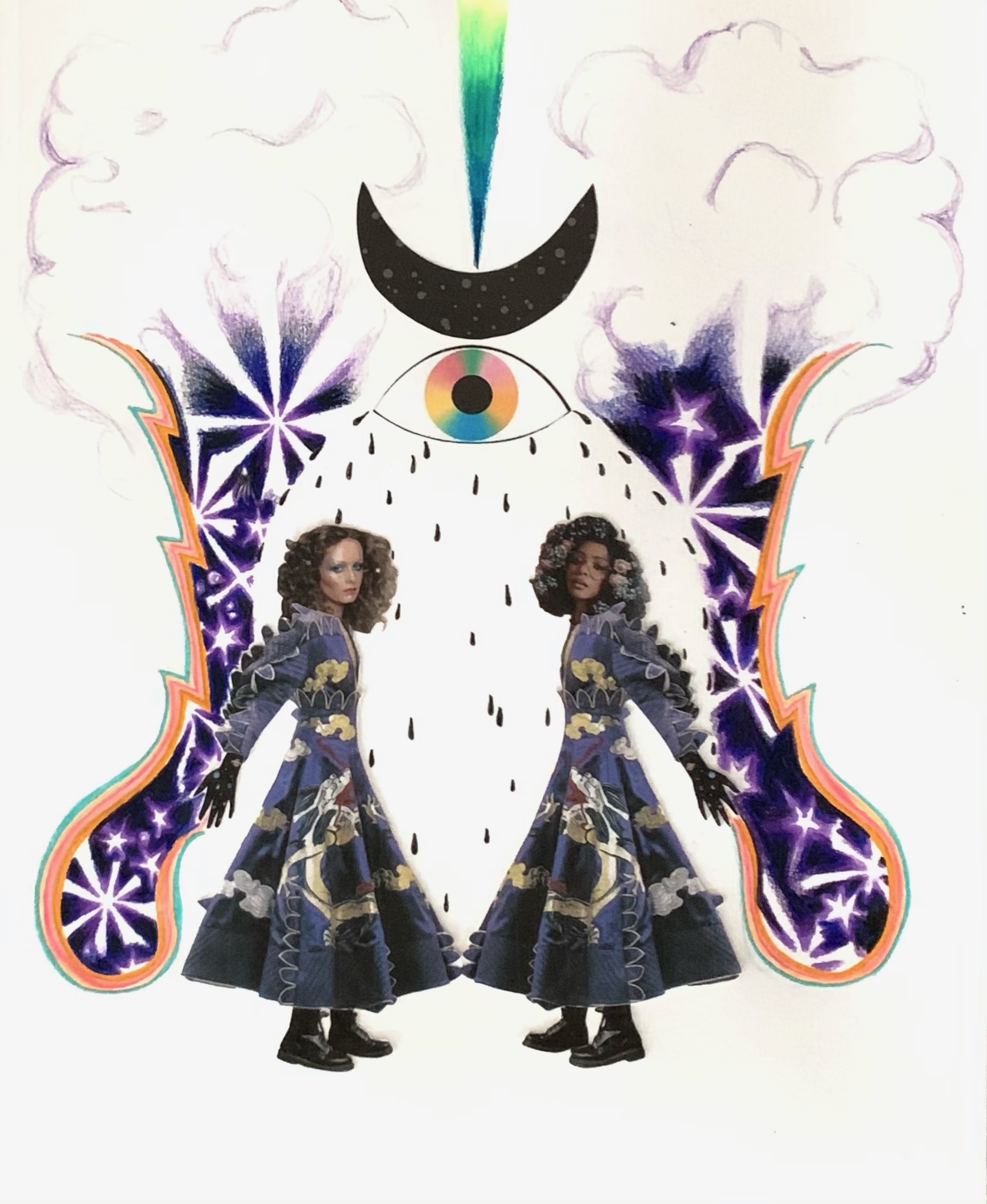 The Absence of the Witch Does Not Invalidate the Spell, original collage