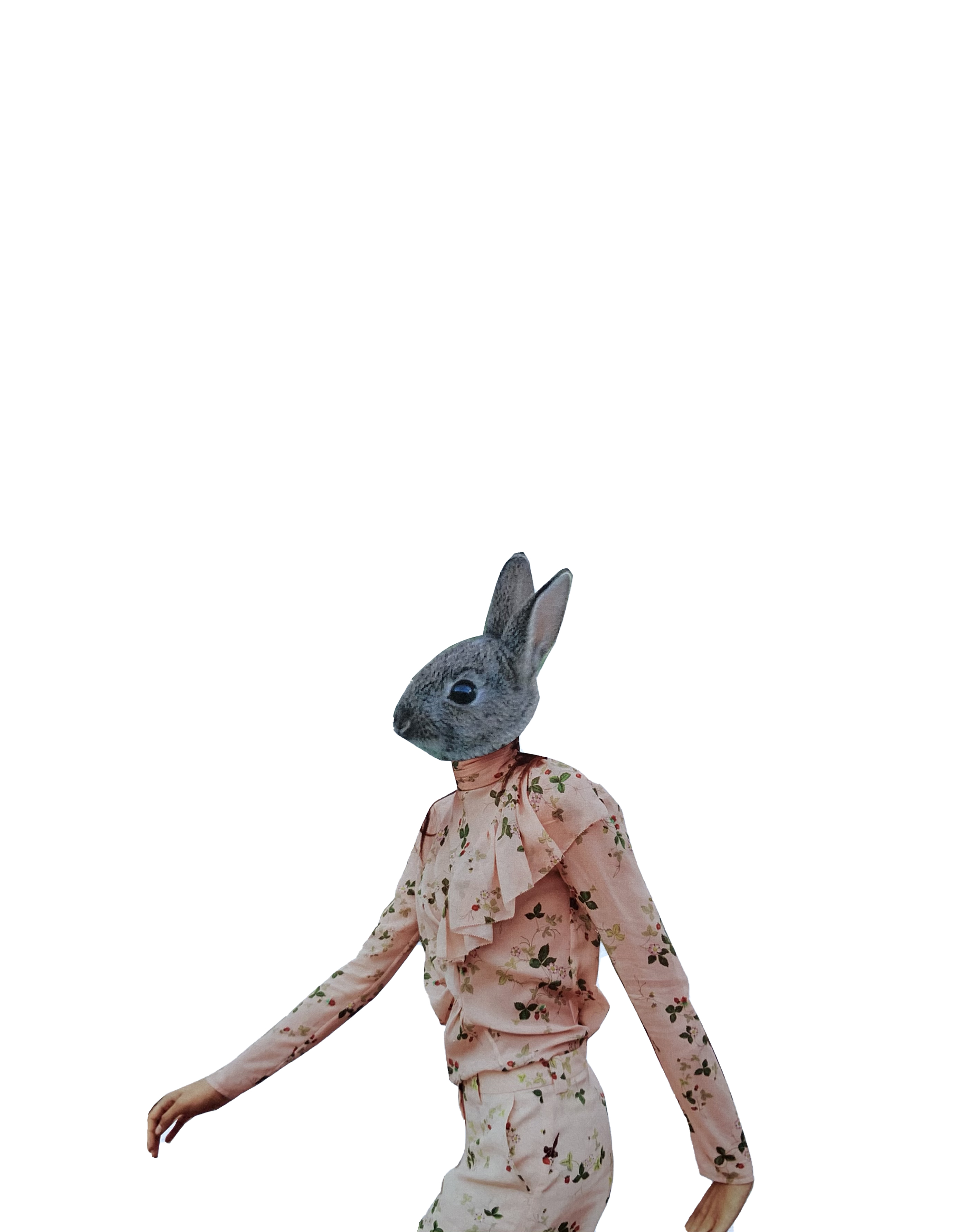 To the Sound of Loneliness, original collage